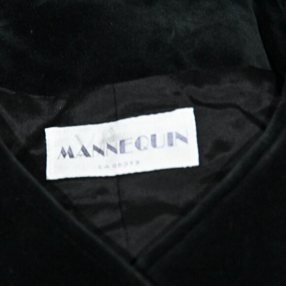 Brand is Mannequin Mr Jax Size 8 Ladies black suede Made in Canada - Picture 7 of 7